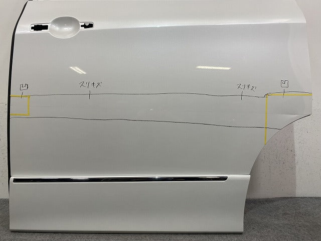 エルグランド ハイウェイスター E52/PE52/PNE52/TE52/TNE52 純正 左 スライドドア サイドパネル付 ピュアホワイトパール QAC 日産(145639)