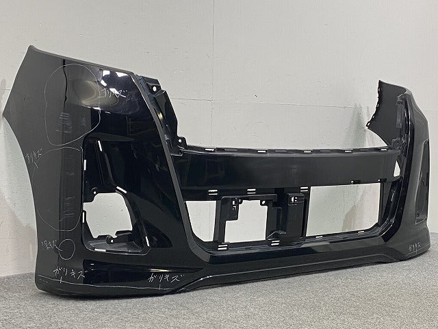 デイズ ルークス ハイウェイスター/B21A 純正 後期 フロント バンパー 6400H424ZZ ブラックパール CAN 日産(145663)