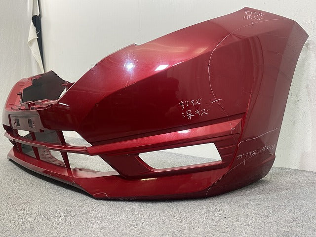 ノート/NOTE e-POWER E12/HE12/NE12/SNE12 純正 後期 フロント バンパー 62022 5WJ0H ガーネットレッド NBF 日産(145665)