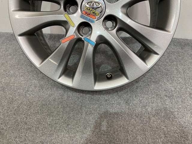 ヴォクシー/ノア 70系/ZRR70G/ZRR75G/ZRR70W/ZRR75W 純正 後期 ホイール 1本のみ 16x6J/ET50/5穴 5H/PCD114.3/ハブ径60mm トヨタ(145666)