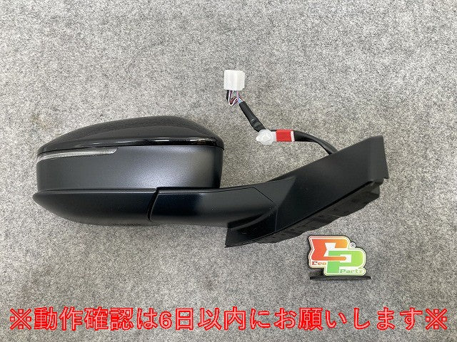 プリウス 60系/ZVW60/ZVW65/MXWH60/MXWH65/MXWH61 純正 右 ドアミラー 9線 ウインカー付 87910-47770 ブラック メタリック トヨタ(145676)