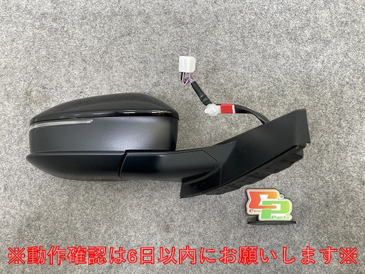 プリウス 60系/ZVW60/ZVW65/MXWH60/MXWH65/MXWH61 純正 右 ドアミラー 9線 ウインカー付 87910-47770 ブラック メタリック トヨタ(145676)