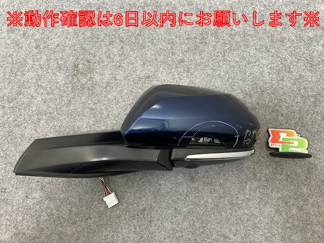 C-HR/CHR ZYX10/ZYX11/NGX50/NGX10 純正 左ドアミラー 13線 ウインカーカメラ付 TOKAI RIKA 049705/T108 87940-10A10 ダークブルー(145679)