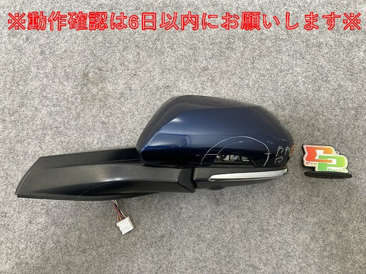 C-HR/CHR ZYX10/ZYX11/NGX50/NGX10 純正 左ドアミラー 13線 ウインカーカメラ付 TOKAI RIKA 049705/T108 87940-10A10 ダークブルー(145679)