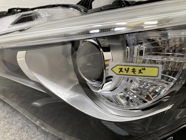 スカイライン/SKYLINE V37/YV37/HV37/HNV37/ZV37/400R 純正 中期/後期 左 ヘッドライト/ランプ LED レベライザー 刻印Y 100-23743(145680)