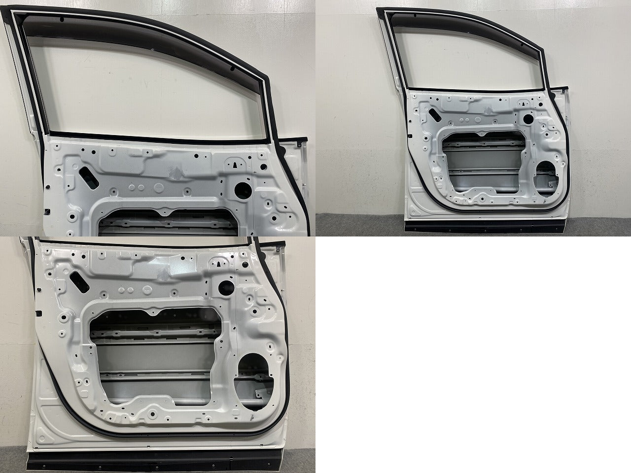 エルグランド ハイウェイスター E52/PE52/PNE52/TE52/TNE52 純正 左 フロント ドア バイザーサイドパネル付 ピュアホワイトパール(145692)