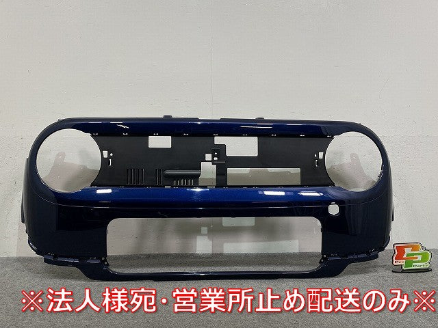 アルト ラパン HE33S 純正 フロント バンパー グリル付 71711-80P0*/2* ノクターンブルーパール ZJP スズキ(145703)
