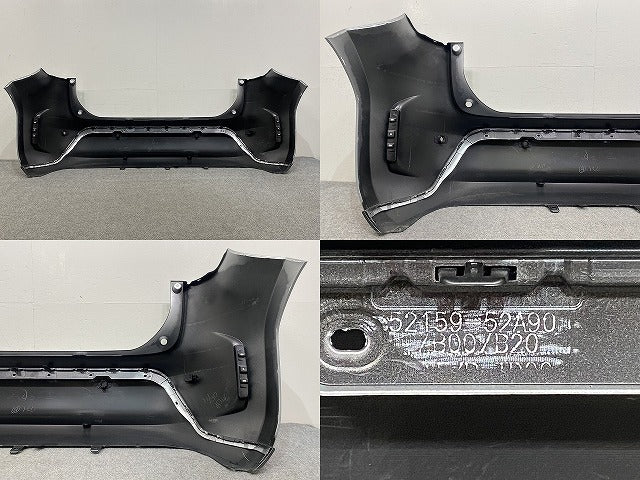 ヤリスクロス MXPB10/MXPB15/MXPJ10/MXPJ15 純正 リア バンパー スポイラー付 52159-52A90/B00/20 シルバーメタリック (145719)