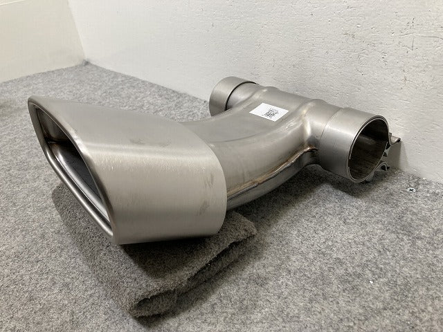 新品!981 ケイマン/981 ボクスター 981 純正  マフラーカッター/テールパイプ 981 111 261 00 98111126100 ポルシェ(145722)