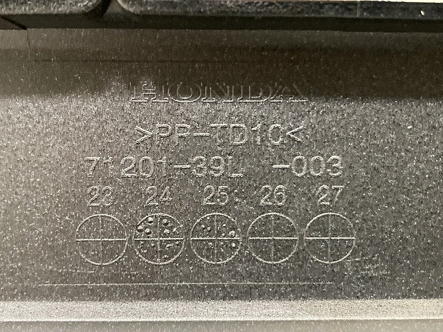 新車取り外し!N-BOX/NBOX Nボックス JOY JF5/JF6 純正 フロント グリル カメラ穴付 71201-39L-003 クリスタルブラックパール(145733)
