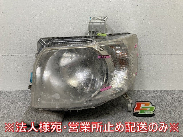 ジャンク!N-BOX/NBOX Nボックス JF1/JF2 純正 後期 左 ヘッドライト/ランプ ハロゲン レベライザー STANLEY P9911 ホンダ(145736)