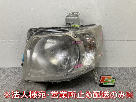 ジャンク!N-BOX/NBOX Nボックス JF1/JF2 純正 後期 左 ヘッドライト/ランプ ハロゲン レベライザー STANLEY P9911 ホンダ(145736)