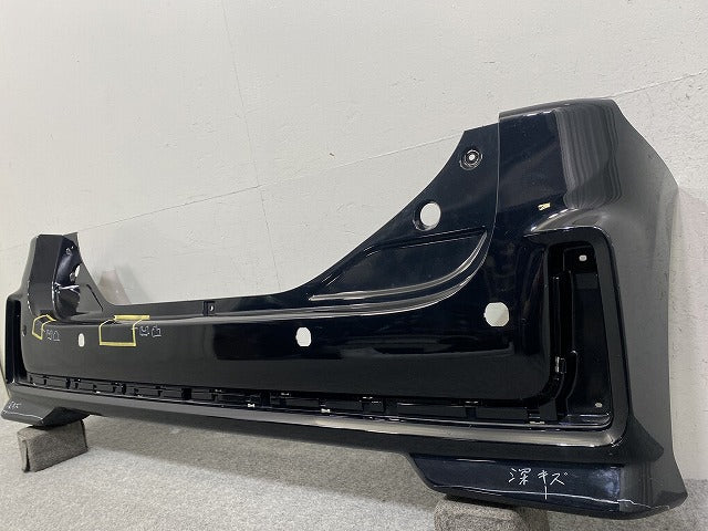 スペーシア カスタム MK53S 純正 リア バンパー 71811-79R5/79R6 ブルーイッシュブラックパール3 ZJ3 スズキ(145742)