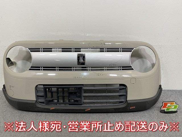 ラパン HE33S 純正 フロント バンパー ロアグリル付 71711-80P0 フォーンベージュメタリック ZVP スズキ(145743)