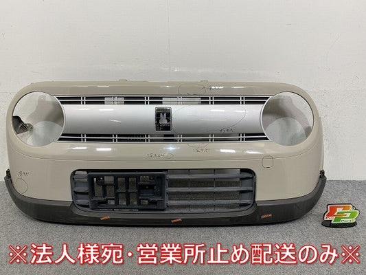 ラパン HE33S 純正 フロント バンパー ロアグリル付 71711-80P0 フォーンベージュメタリック ZVP スズキ(145743)