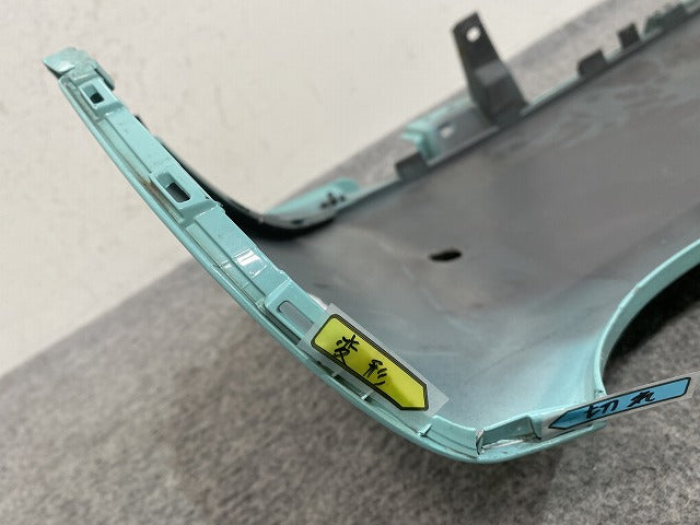 アルト ラパン HE33S 純正 リア バンパー 71811-80P0/-80P1 フレンチミントパールメタリック ZWB スズキ(145751)