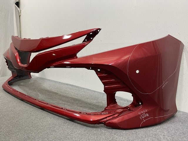 カムリ G/X ハイブリッド 70系/AXVH70/AXVH75 純正 前期 フロント バンパー 52119-33A50LE レッド メタリック トヨタ(145753)