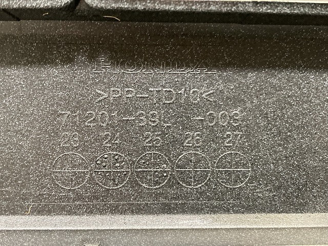 新車取り外し!N-BOX/NBOX Nボックス JOY JF5/JF6 純正 フロント グリル カメラ穴付 71201-39L-003 クリスタルブラックパール(145757)