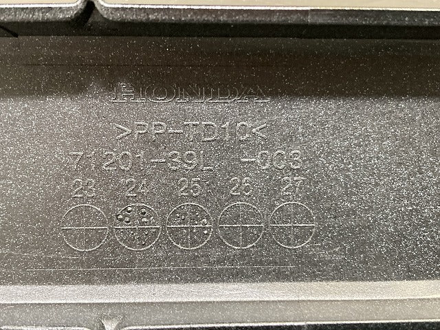 新車取り外し!N-BOX/NBOX Nボックス JOY JF5/JF6 純正 フロント グリル カメラ穴付 71201-39L-003 クリスタルブラックパール(145762)