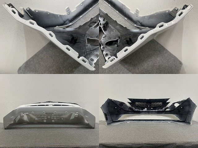 ノート/NOTE E13/SNE13 純正 後期 フロント バンパー グリル付 62022 6XK0H ピュアホワイトパール QAC 日産(145764)