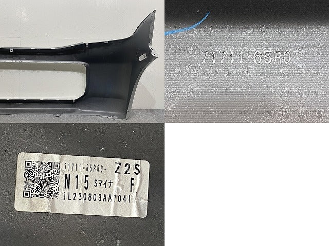 スペーシア MK42S/MM42S 純正 後期 フロント バンパー 71711-65R0 シルキーシルバーメタリック Z2S スズキ(145767)