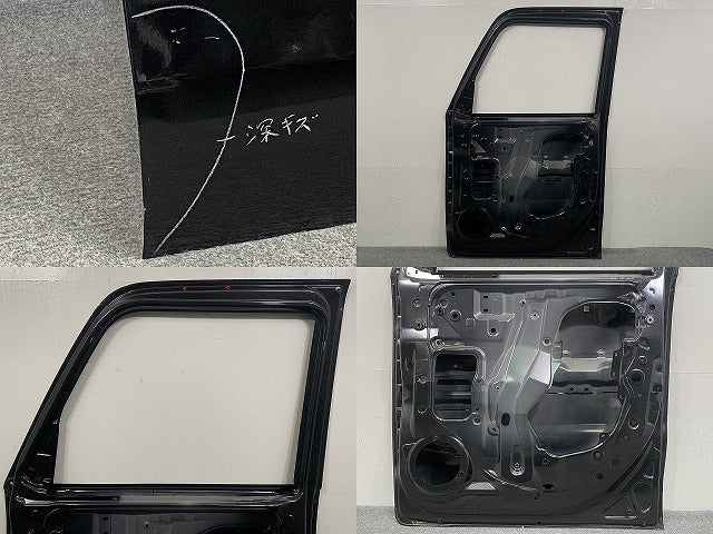 ムーヴ キャンバス/キャンパス LA850S/LA860S 純正 右 フロント ドア ブラックマイカメタリック X07 ダイハツ(145811)