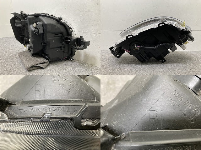 ジャンク!ムーヴ キャンバス/キャンパス LA850S/LA860S 純正 左 ヘッドライト/ランプ LED レベライザー 刻印RL KOITO 100-6908D(145816)