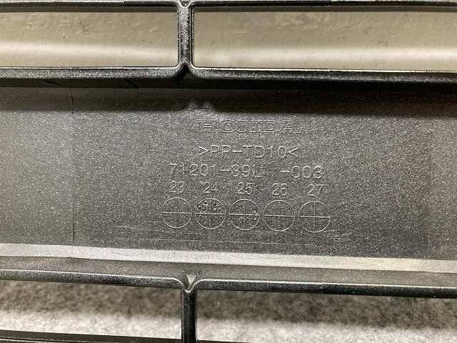 新車取り外し!N-BOX/NBOX Nボックス JOY JF5/JF6 純正 フロント グリル カメラ穴付 71201-39L-003 クリスタルブラックパール (145818)