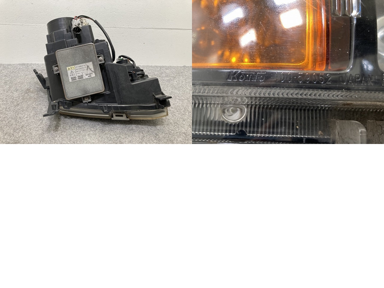 ワゴンR/AZワゴン MH21S/MH22S/MJ21S/MJ22S 純正 右 ヘッドライト/ランプ キセノン HID AFS無 バラスト KOITO 100-59052(145826)