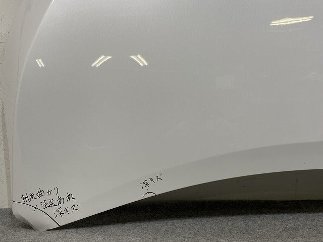 オーラ AURA/ノート NOTE FE13/FSNE13/E13/SNE13 純正 ボンネット/エンジンフード ピュアホワイトパール QAC 日産(145841)