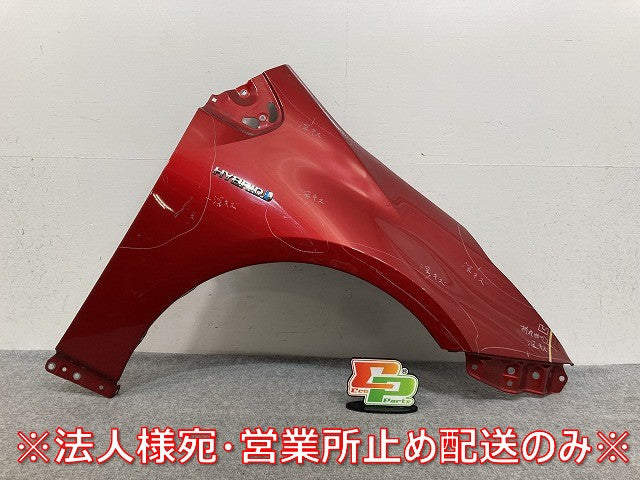 プリウス 50系/ZVW50/ZVW51/ZVW55 純正 右 フロント フェンダー エモーショナルレッド トヨタ(145868)