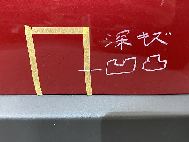 アルト ラパン HE33S 純正 リア バンパー 71811-80P0 71811-80P01-ZLB フェニックスレッドパール ZLB スズキ(145904)