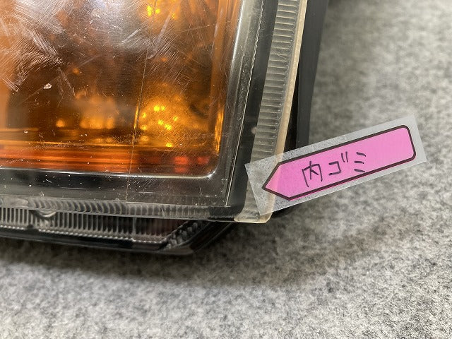 ワゴンR RR/MC21S/MC22S 純正 左 ヘッドライト/ランプ キセノン HID バラスト AFS無 KOITO 100-59052 シルバー メタリック スズキ(145912)