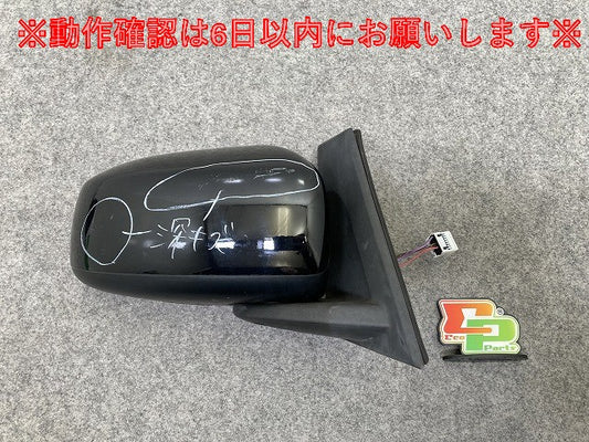 デイズ ルークス/eKスペース B21A/B11A 純正 右 ドアミラー 7線 開閉不良? ishizaki 024118/538 ブラックパール CAN 日産(145914)