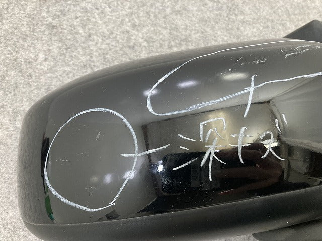デイズ ルークス/eKスペース B21A/B11A 純正 右 ドアミラー 7線 開閉不良? ishizaki 024118/538 ブラックパール CAN 日産(145914)