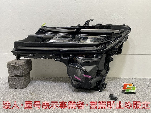 クラウン スポーツ AZSH36W/37W 純正 左 ヘッドライト/ランプ LED 刻印ミ KOITO 30-483 81185-30Q50 トヨタ(145924)