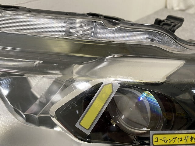 エクストレイル/X-TRAIL T32/NT32/HT32/HNT32 純正 前期 左 ヘッドライト/ランプ LED レベライザー 刻印F 100-17942 26075-4CA6D(145928)