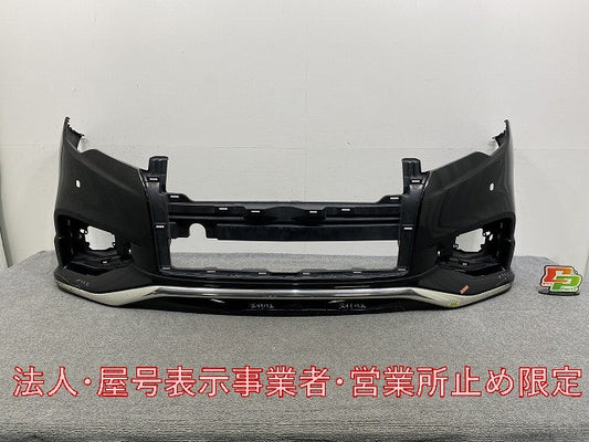 エルグランド ハイウェイスター E52/PE52/PNE52/TE52/TNE52 純正 中期 後期 フロント バンパー スポイラー付 62022 3GP0H ブラック(145932)