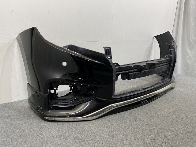エルグランド ハイウェイスター E52/PE52/PNE52/TE52/TNE52 純正 中期 後期 フロント バンパー スポイラー付 62022 3GP0H ブラック(145932)