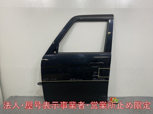 スペーシア MK32S/MK42S 純正 左 フロント ドア ブルーイッシュブラックパール3 ZJ3 スズキ(145935)