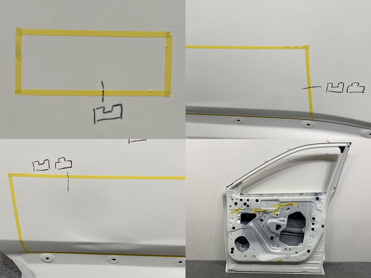 エクストレイル/X-TRAIL T33/SNT33 純正 右 フロント ドア プリズムホワイト QBE 日産(145941)