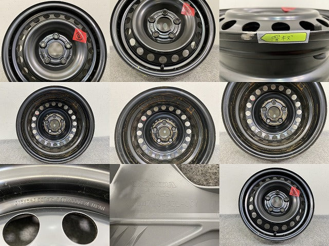 新車取り外し!フリード クロスター GB5/GB6/GB7/GB8 ホイール ラジアル 4本セット 15x5.5J/5穴 5H/PCD115/ハブ径64mm 44733-TDL-J0(145966)