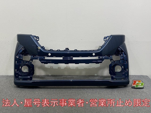 スペーシア カスタム MK54S/MK94S 純正 フロント バンパー 71711-53U5 71711-53U50-WAL インディゴブルーメタリック2 WAL スズキ(145977)