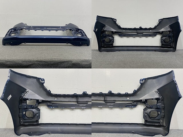 スペーシア カスタム MK54S/MK94S 純正 フロント バンパー 71711-53U5 71711-53U50-WAL インディゴブルーメタリック2 WAL スズキ(145977)