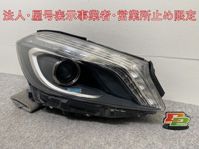 Aクラス W176 純正 前期 右 ヘッドライト/ランプ キセノン HID AFS無 HELLA A176 820 20 61KZ/A1768202061 メルセデスベンツ(146022)