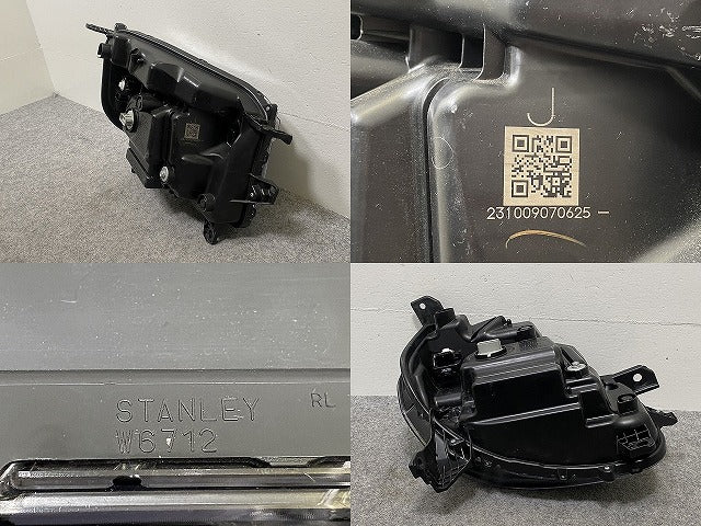 N-BOX/NBOX Nボックス カスタム/JF5/JF6 純正 左 ヘッドライト/ランプ LED レベライザー 刻印J STANLEY W6712 ホンダ(146026)