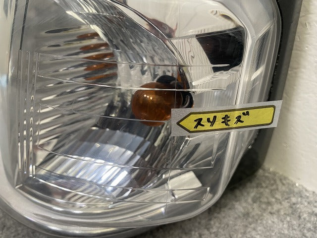 ミニキャブ/クリッパー U61T/U62T/U61V/U62V/U71V/U72V 純正 後期 左 ヘッドライト ハロゲン 刻印A STANLEY W0736 L ブラック(146029)