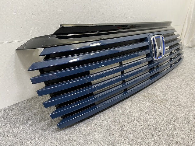 新車取り外し!ヴェゼル/VEZEL RV3/RV4/RV5/RV6 純正 後期 フロント グリル/ラジエーターグリル カメラ穴付 シーベッドブルーパール(146038)