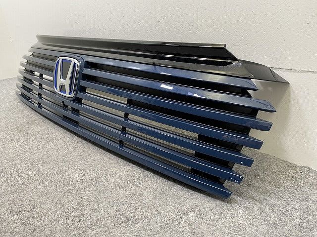 新車取り外し!ヴェゼル/VEZEL RV3/RV4/RV5/RV6 純正 後期 フロント グリル/ラジエーターグリル カメラ穴付 シーベッドブルーパール(146038)
