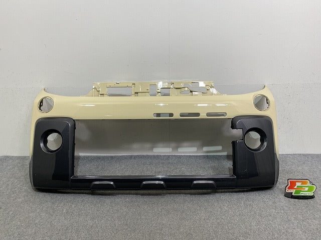スペーシア ギア MK53S 純正 フロント バンパー 71711-79R7 71711-79R70-D4L シフォンアイボリーメタリック ZVG スズキ(146043)